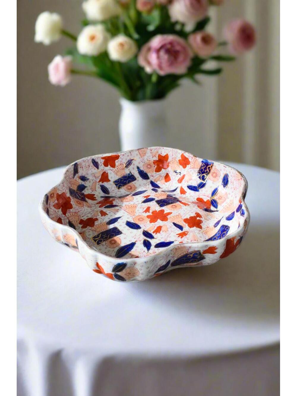 Staffordshire Imari Pattern Bowl
